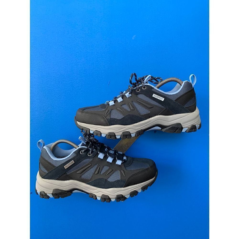 Skechers Womens Size 8.5 Navy Relaxed Fit Waterproof Selmen West Highland 167003